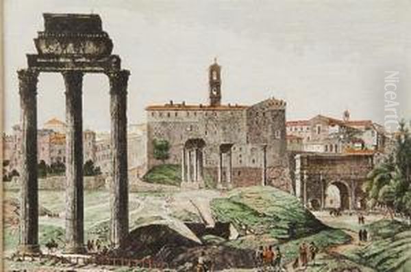 Veduta Di Campidoglio Parte Del Foro Romano - view 1