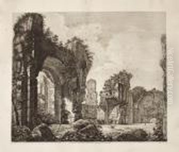 Veduta Dei Grandi Avanzi Delle Terme Antoniae - view 1