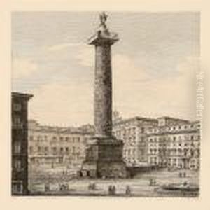Veduta Delle Colonna Antonina,
O Sia Piazzacolonna Veduta Delle Colonna Antonina,
O Sia Piazzacolonna