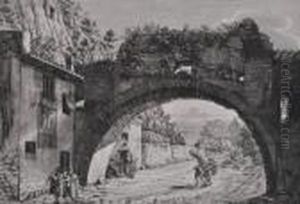 Scenes In Rome by Luigi Rossini