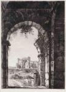 Veduta Dell' Altro Principale Ingresso Del Colosseo by Luigi Rossini