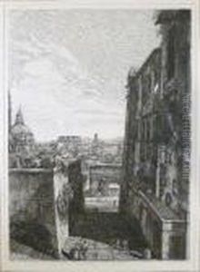 Veduta Del Cliovio Capitolino by Luigi Rossini