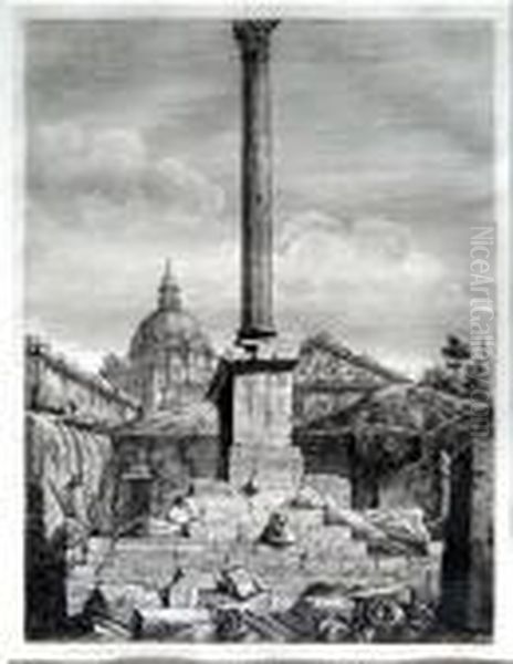 Colonna Imperatore Foca Nel Foro Romano - view 1