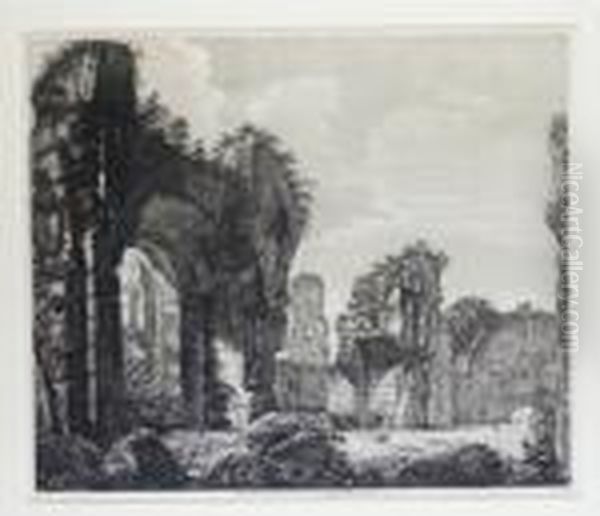 "veduta Dei Grandi Avanzi Delle Terme Antoniane - view 1