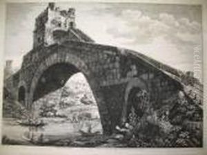 Ponte Salario. Radierung Aus Le
Antichita Romane 1822.ca.40:56cm. (211) Bogen Angeschmutzt thumbnail