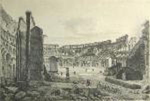Veduta Del Grand' Interno Dell'anfiteatro Flavio, Detto Il Colosseo