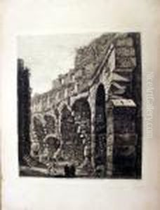 Veduta Di Porzione Degli Avanzi Dell'ambulacro Del Piano Terra Nel Colosseo