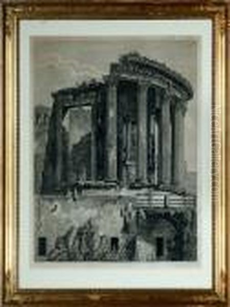 Veduta Del Tempio Della Sebilla In Tivoli - view 1