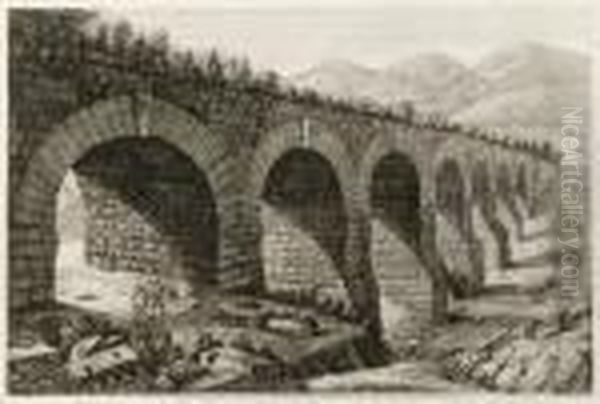 Veduta Del Ponte Di Nona - view 1