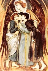 Shadrach, Meschach and Abednego preserved from the Burning Fiery Furnace
