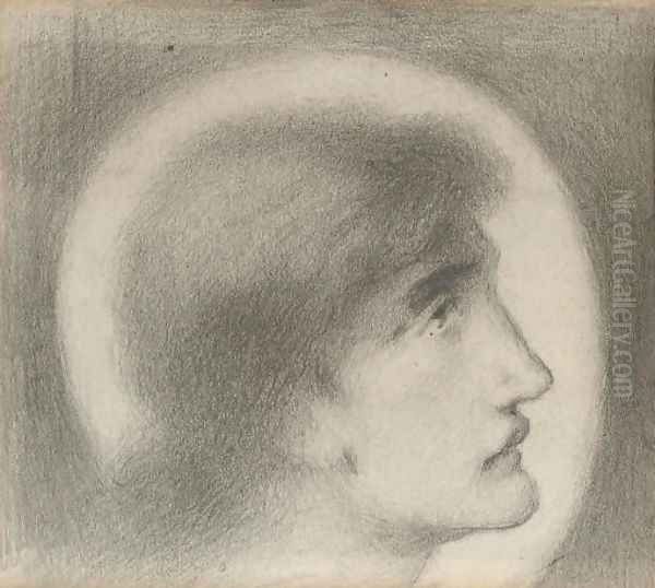 Study of a head, in profile - view 1