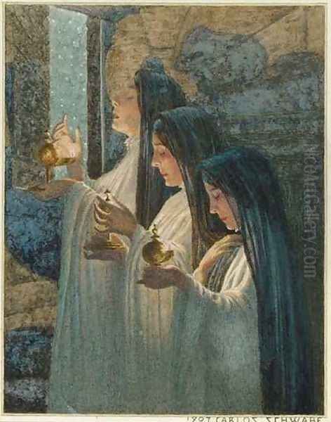 Three Wise Virgins - view 1
