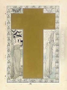The Profane and the Sacred by Carlos Schwabe