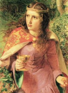 Queen Eleanor, 1858 by Anthony Frederick Sandys