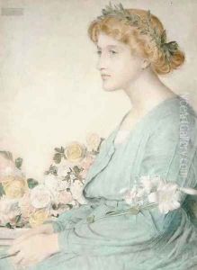 The Laurel Wreath by Anthony Frederick Sandys