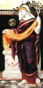 Berenice, Queen of Egypt by Anthony Frederick Sandys