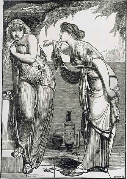 Helen and Cassandra, 1866 - view 1