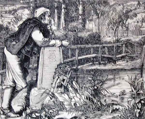 The Old Chartist, 1862 by Anthony Frederick Sandys
