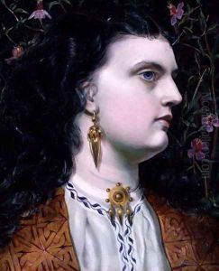 Study of Miss Sandys, 1849 by Anthony Frederick Sandys