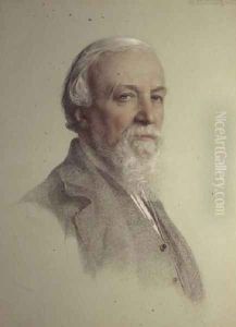 Robert Browning 1812-89, 1881 by Anthony Frederick Sandys