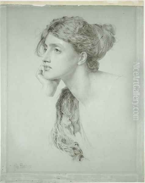 Study of a Woman's Head - view 1
