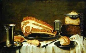 Breakfast Still Life by Floris Gerritsz. van Schooten