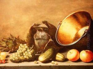 Still Life with a Brass Pot by Floris Gerritsz. van Schooten
