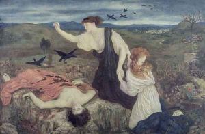Antigone from 'Antigone' by Sophocles by Maria Euphrosyne Spartali, later Stillman