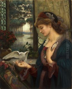 Love's Messenger by Maria Euphrosyne Spartali, later Stillman
