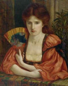Self Portrait by Maria Euphrosyne Spartali, later Stillman