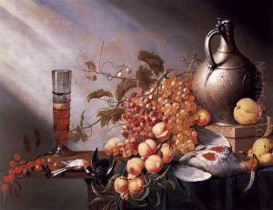 Still-Life of Fruit and Dead Fowl by Harmen Steenwijck
