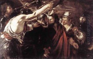 Parting of Sts Peter and Paul Led to Martyrdom by Giovanni Serodine