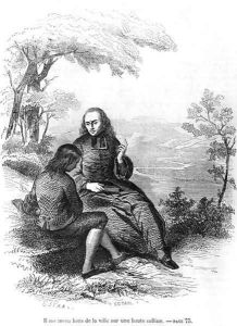 Illustration from LEmile by Jean-Jacques Rousseau (1712-78) engraved by Noel Eugene Sotain b.1816 published in 1851 by Pierre Gustave Eugene (Gustave) Staal