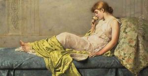 The Boudoir Rose by Henry Thomas Schafer