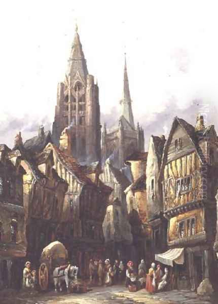 Caudebec sur Seine, 1886 - view 1