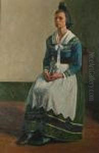 A Hessian Peasant Girl by William Rothenstein