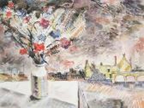 Storm Clouds And Flowers - view 1
