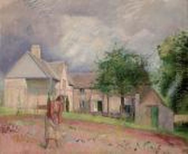Lady Elizabeth Rothenstein In The Artist's Garden - view 1