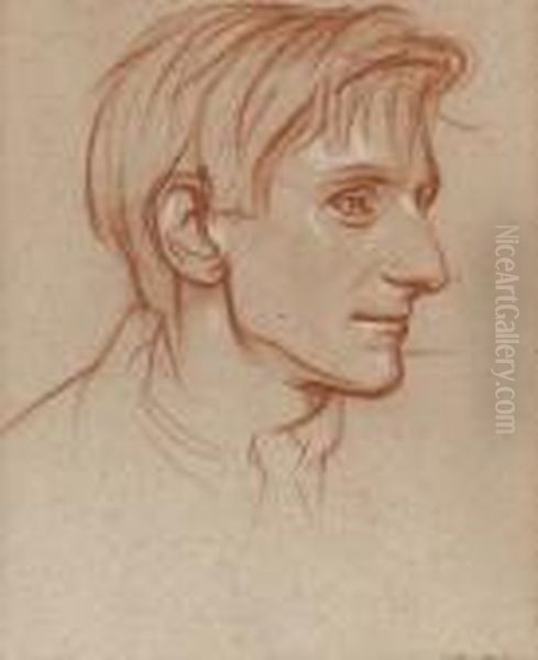 Head Study Of The Poet, Edmund Blunden - view 1