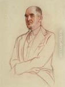 Portrait Of Sir David Low, Half-length