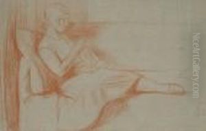 Rachel Reading by William Rothenstein
