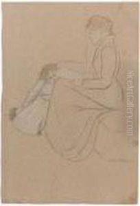 Mother And Child by William Rothenstein
