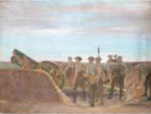 Preparing To Fire by William Rothenstein