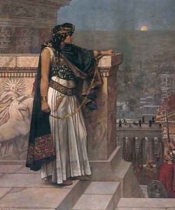 Queen Zenobia's Last Look upon Palmyra by Herbert Gustav Schmalz