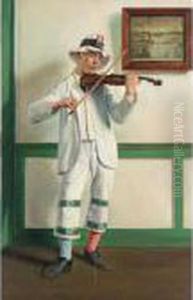 Morris Dancer From Bampton, Oxfordshire by William Rothenstein