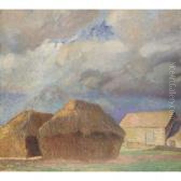 Haystacks In The Sunlight - view 1
