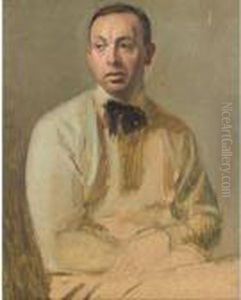 Portrait Of Sir William Croft Murray by William Rothenstein