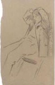 Seated Student by William Rothenstein