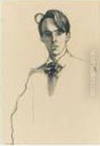 Portrait Of Yeats by William Rothenstein