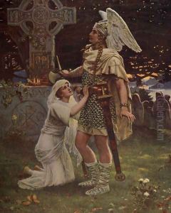 Sir Galahad by Herbert Gustav Schmalz